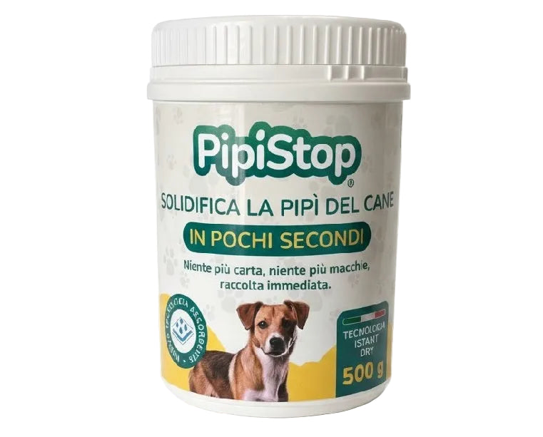 PipiStop – Verfestigt Hundeurin in Sekunden - Made in italy